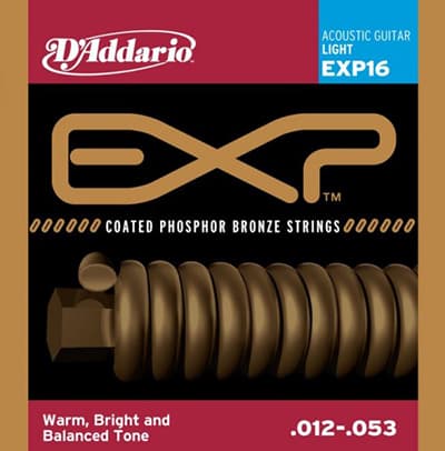 Струны для акустической гитары DAddario EXP16