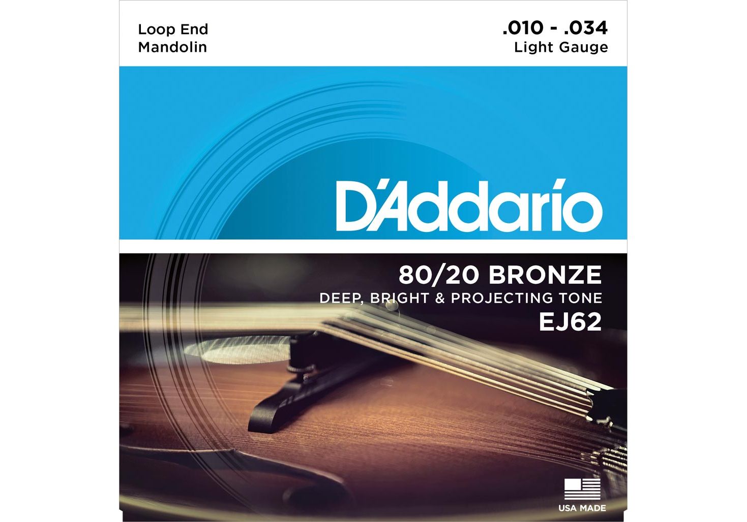 Струны для мандолины d`Addario EJ62