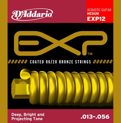 Струны для акустической гитары DAddario EXP12