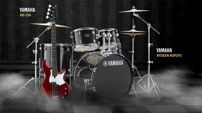 Новинки для ритм-секции от Yamaha: акустические барабаны RYDEEN и басы BB200!