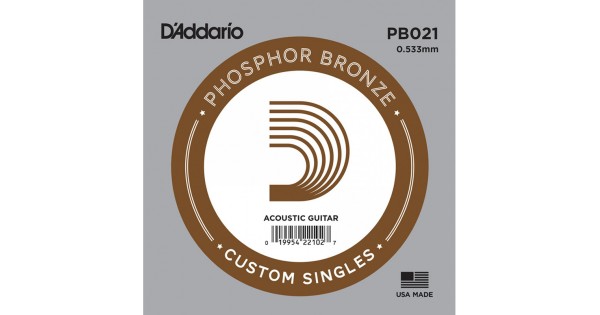 Струна для акустической гитары D’Addario PB021