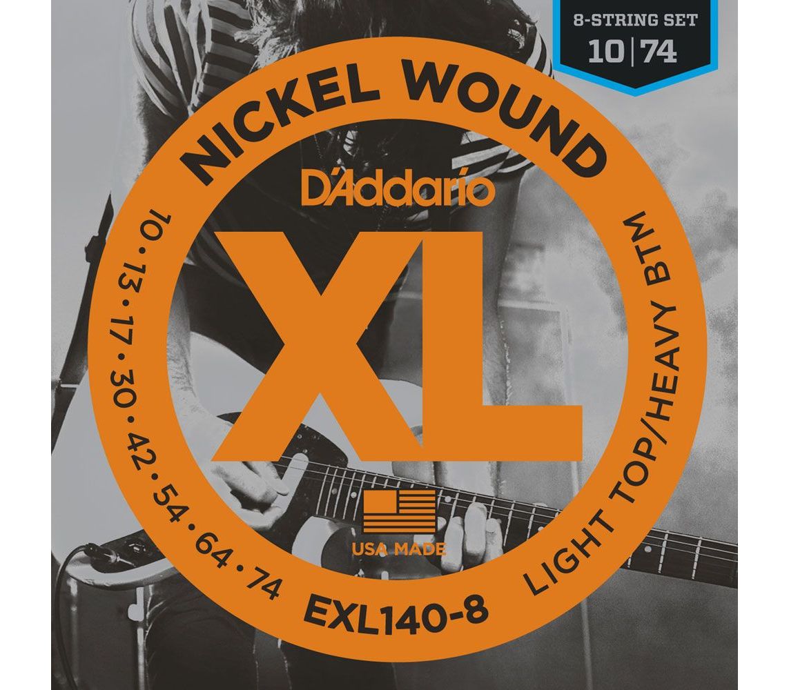 Струны для электрогитары DAddario EXL140-8