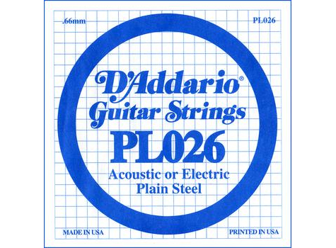 Струна для гитары DAddario PL026