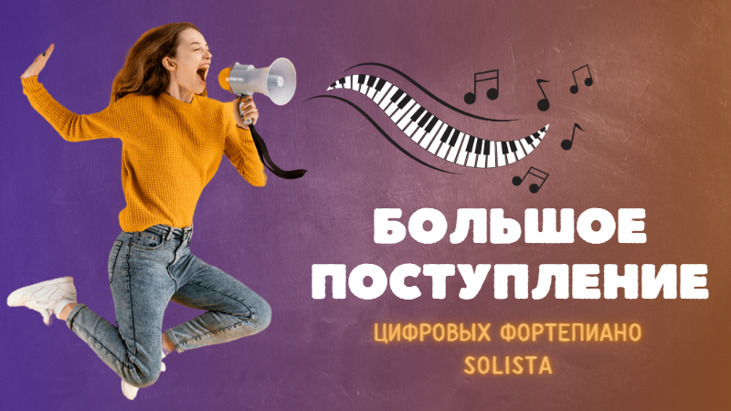 Большое поступление Solista! 