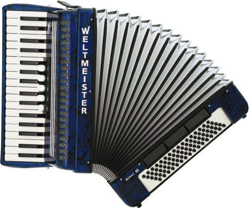 Аккордеон  Weltmeister Achat 80 34/80/III/5/3 Blue