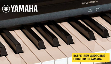 Рассказываем про новые цифровые пианино от Yamaha