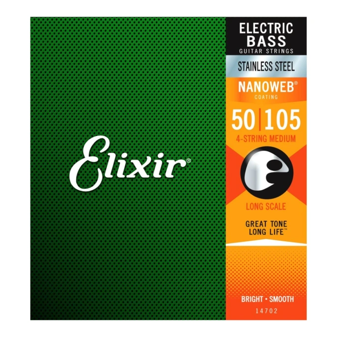 Струны для бас-гитары Elixir 14702 50-105