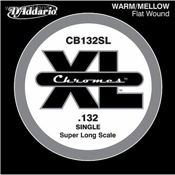 Cтруна для бас-гитары D'Addario CB132SL