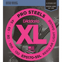 Струны для бас-гитары D'Addario EPS170-5SL