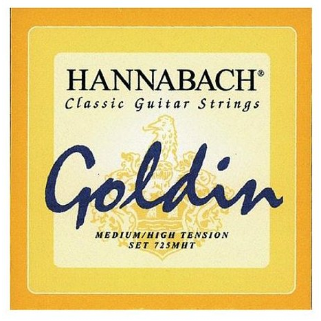 Струны для классической гитары Hannabach 725MHT GOLDIN