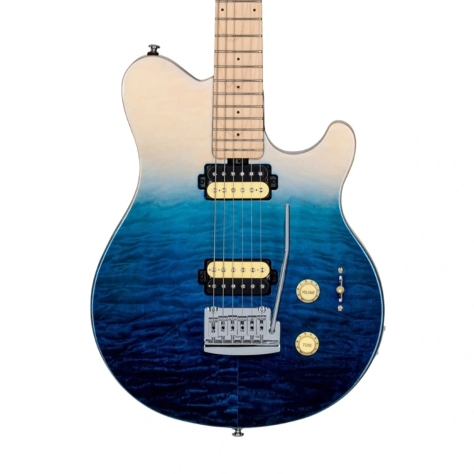 Электрогитара Sterling AX3QM-SPB-M1 Axis Spectrum blue