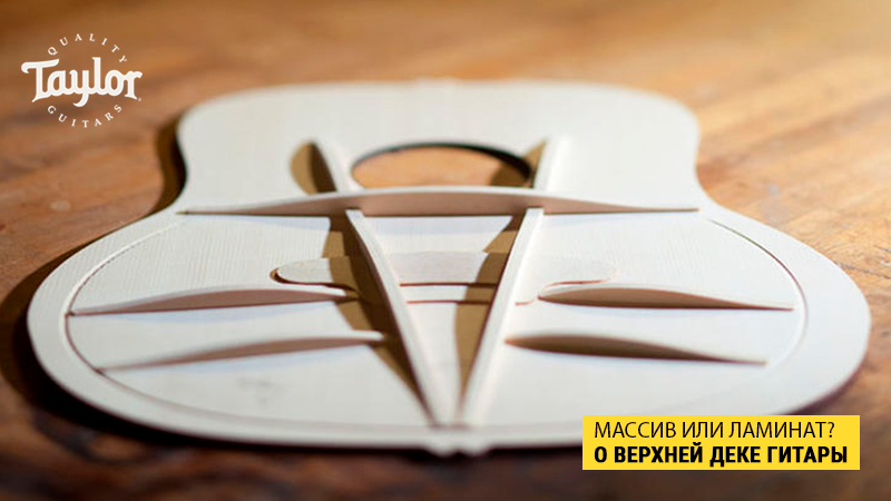 Верхняя дека акустической гитары: что выбрать - массив или ламинат?