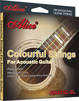 Струны для акустической гитары Alice AW435C-SL