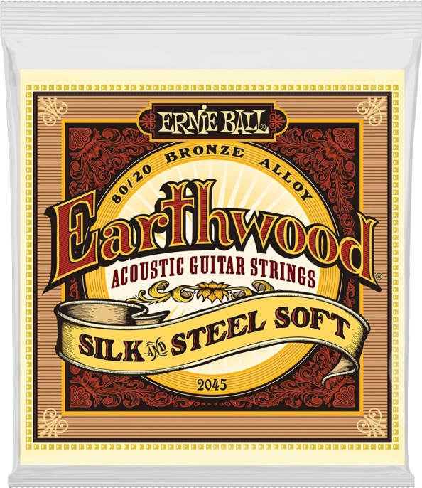 Струны для акустической гитары  Ernie Ball P02045