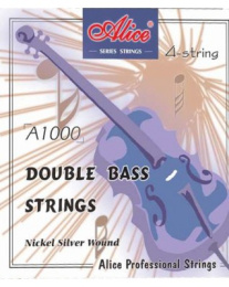 Комплект струн для контрабаса Alice A1000-4/4
