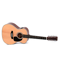 Электроакустическая гитара Sigma Guitars JM12-1STE+
