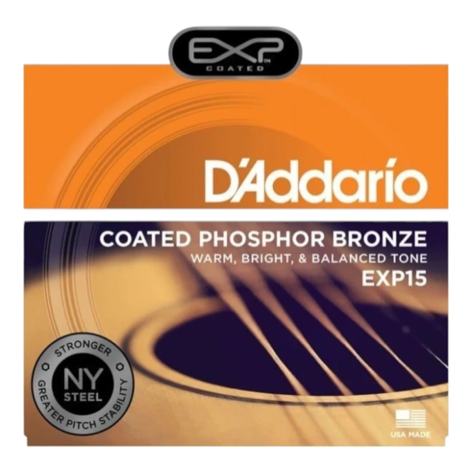 Струны для акустической гитары D'Addario EXP15 10-47
