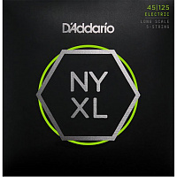 Струны для бас-гитары D’Addario NYXL45125