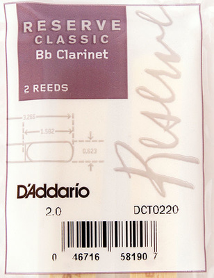 Трости для кларнета Bb Rico DCT0220