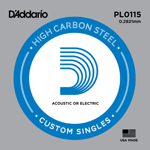 Струна для акустической гитары D’Addario PL0115