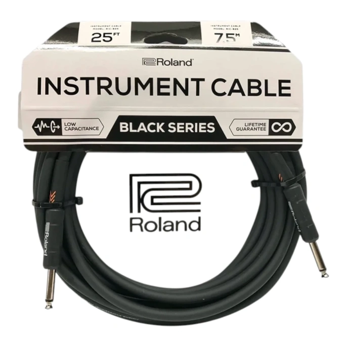 Кабель инструментальный Roland Black RIC-B25