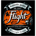 Струны для акустической гитары Flight AB1047 Extra Light