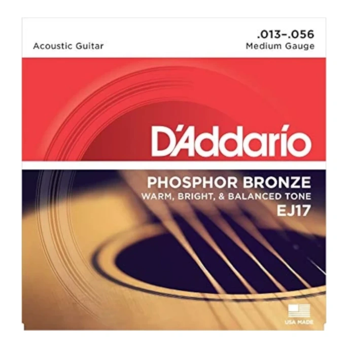 Струны для акустической гитары D'Addario EJ17 13-56