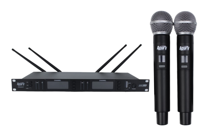 Радиосистемы с двумя ручными микрофонами ACURY PRO2V7