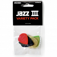 Набор медиаторов Dunlop PVP103 Jazz III Pick Variety Pack