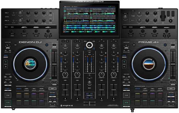 DJ контроллер Denon DJ Prime 4+