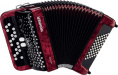 Детский кнопочный аккордеон HOHNER Nova II 48 (A1553) Red