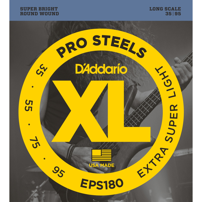 Струны для бас-гитары D'Addario EPS180