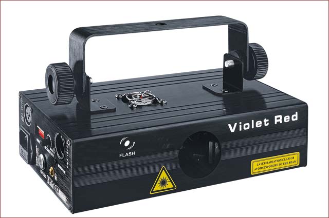 Лазер Violet+Red 300mW Flash F4000215