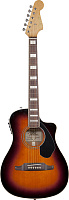 Электроакустическая гитара  Fender Malibu™ SCE, 3-Color Sunburst (0968602032)