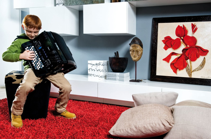 Цифровой баян Roland FR-1XB-BK