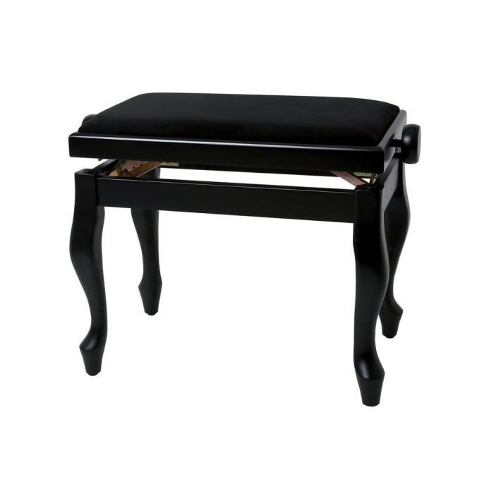 Банкетка для фортепиано Walnut matt / black seat Deluxe Classic Gewa 130320