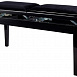 Банкетка для фортепиано Deluxe Double Black highgloss Gewa 130210