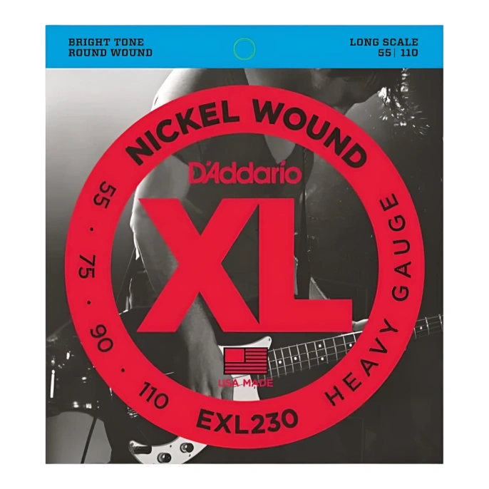 Струны для бас-гитары D'Addario EXL230 55-110
