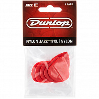 Набор медиаторов Dunlop 47PXLN Nylon Jazz III XL