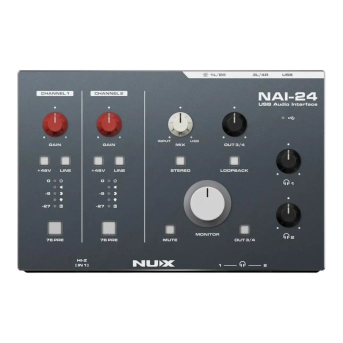 Аудиоинтерфейс Nux NAI-24