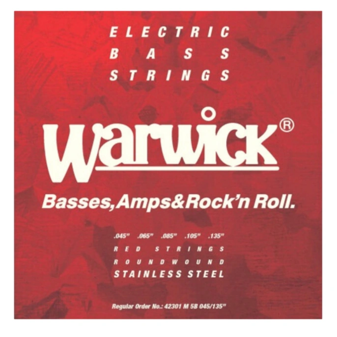 Струны для бас-гитары Warwick 42301M Red Label 45-135