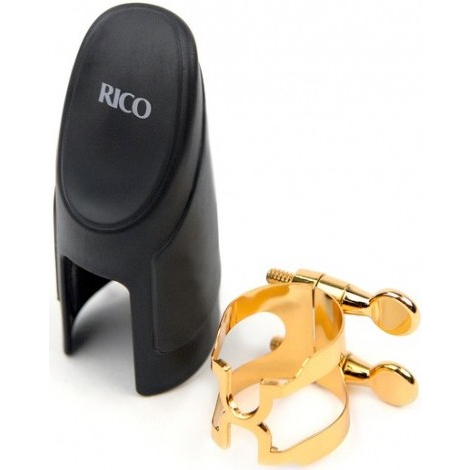 Лигатура с колпачком для саксофона сопрано Rico HSS1G