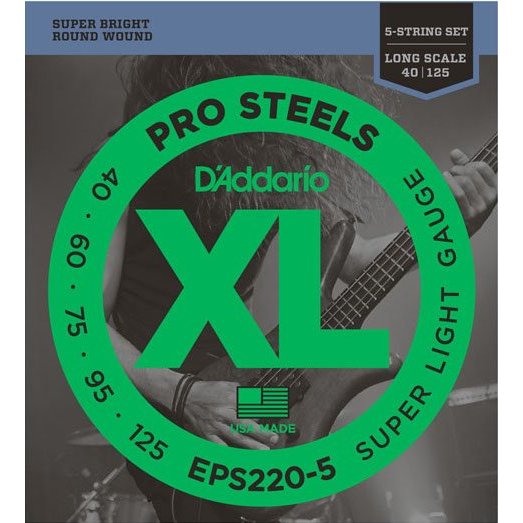 Струны для бас-гитары D’Addario EPS220-5