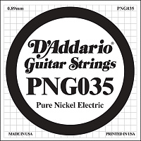 Струна для электрогитары D’Addario PNG035
