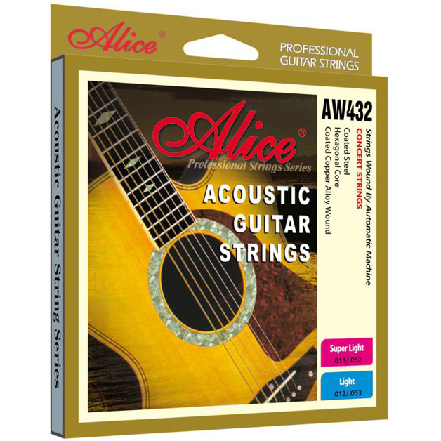 Струны для акустической гитары Alice AW432-SL