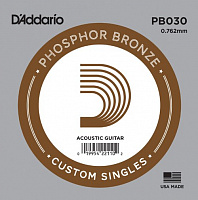 Струна для акустической гитары D’Addario PB030