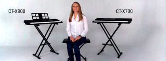 Новый видеообзор от "Музыки": рассказываем и показываем синтезаторы Casio CT-X700 и Casio CT-X800