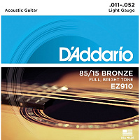 Струны для акустической гитары DAddario  EZ910