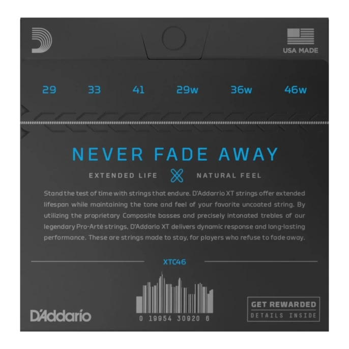 Струны для классической гитары D'Addario XTC46