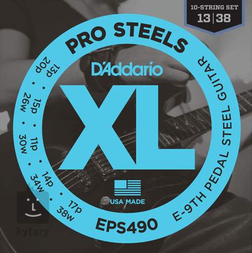 Струны для слайд-гитар D’Addario EPS490